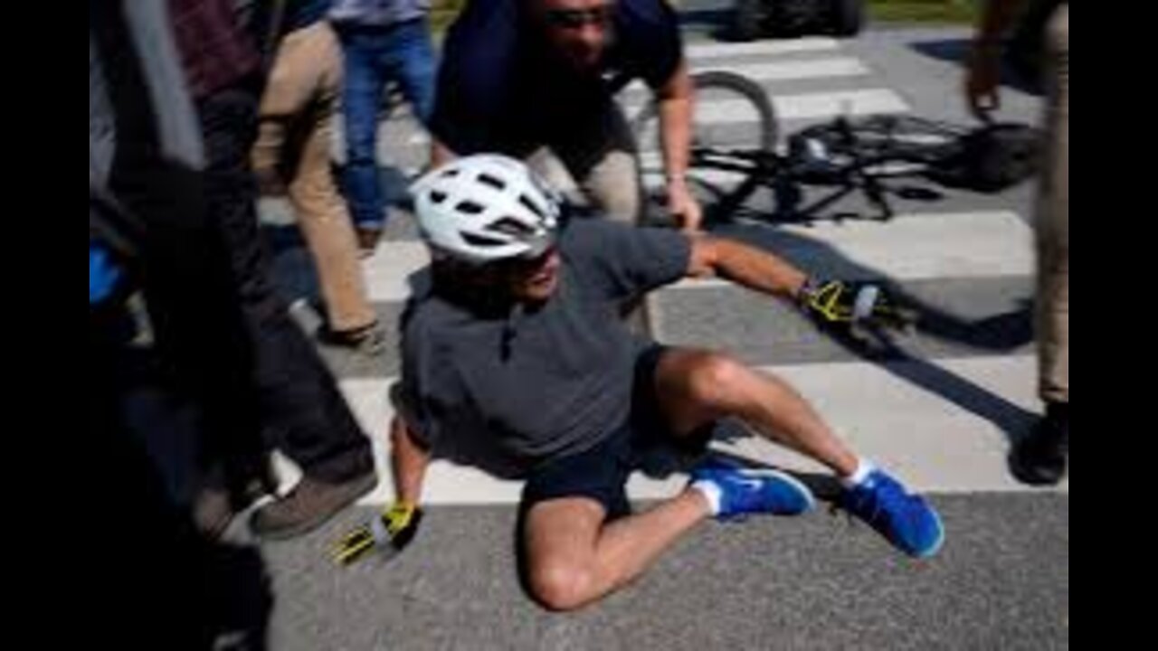 Biden's Bike Fall Raises Questions of Fitness 6-20-22