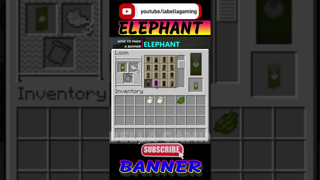 Elephant Banner | Minecraft