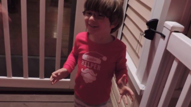 "Toddler Girl Gets Excited When She Thinks She's Heard Santa Say "Ho Ho Ho""