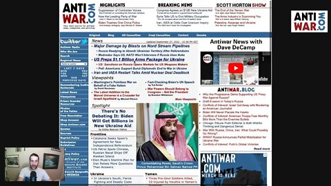 Nord Stream Pipelines Come Under Attack, US Preps $1.1 Billion Arms Package for Ukraine, and More