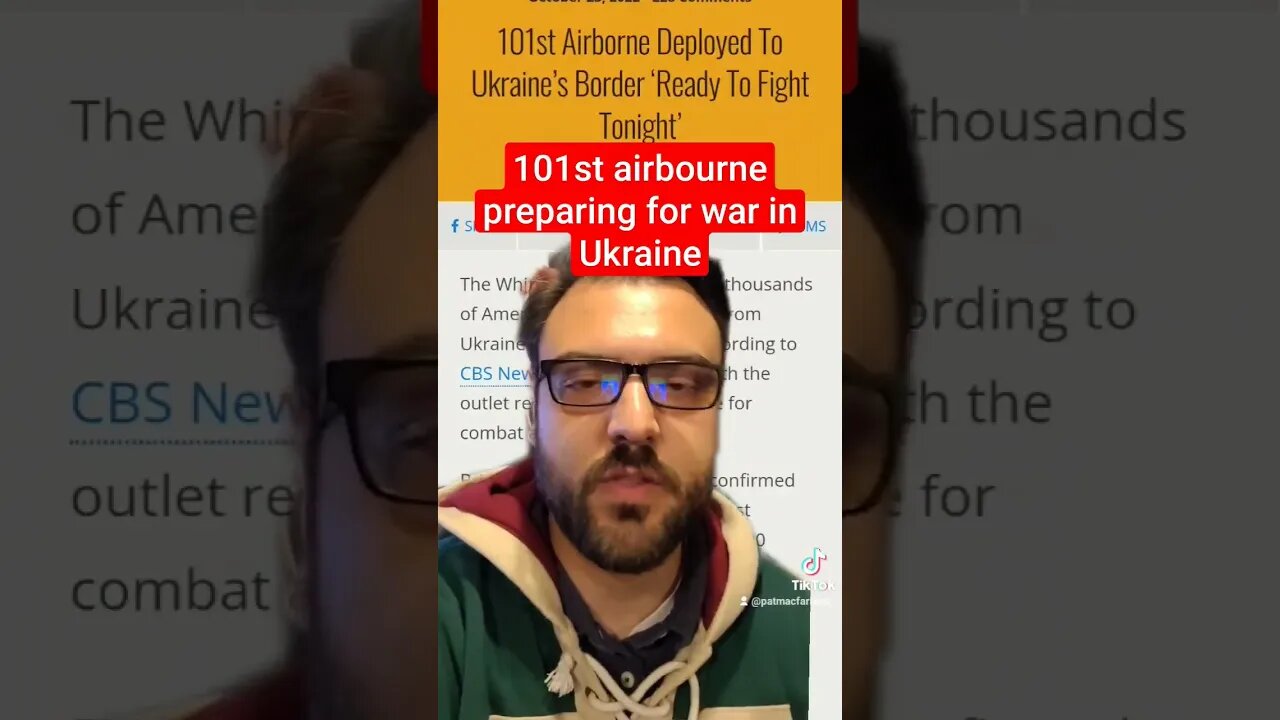 101 Airbourne "Ready to fight tonight" in Ukraine