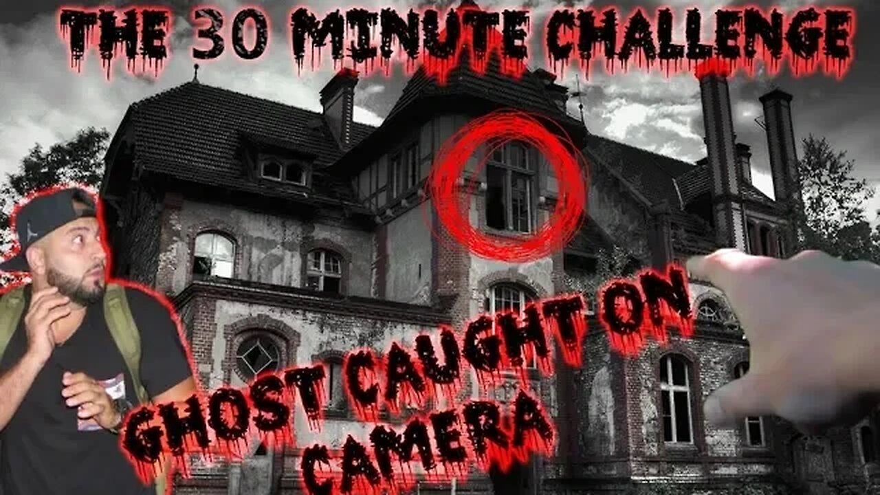 THE 30 MINUTE CHALLENGE WITH MOE SARGI INSIDE ABANDONED HAUNTED MANSION