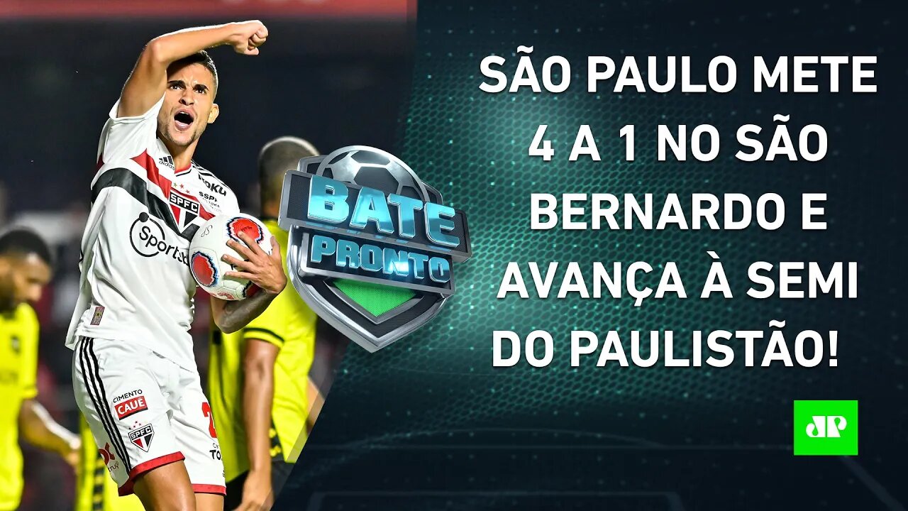 GOLEADA consolida o São Paulo como um FORTE CANDIDATO ao TÍTULO PAULISTA? | BATE-PRONTO – 23/03/22