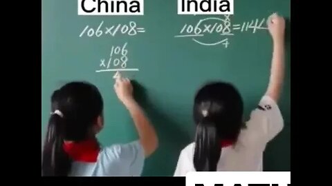 MATHEMATICS BETWEEN CHINA AND INDIA