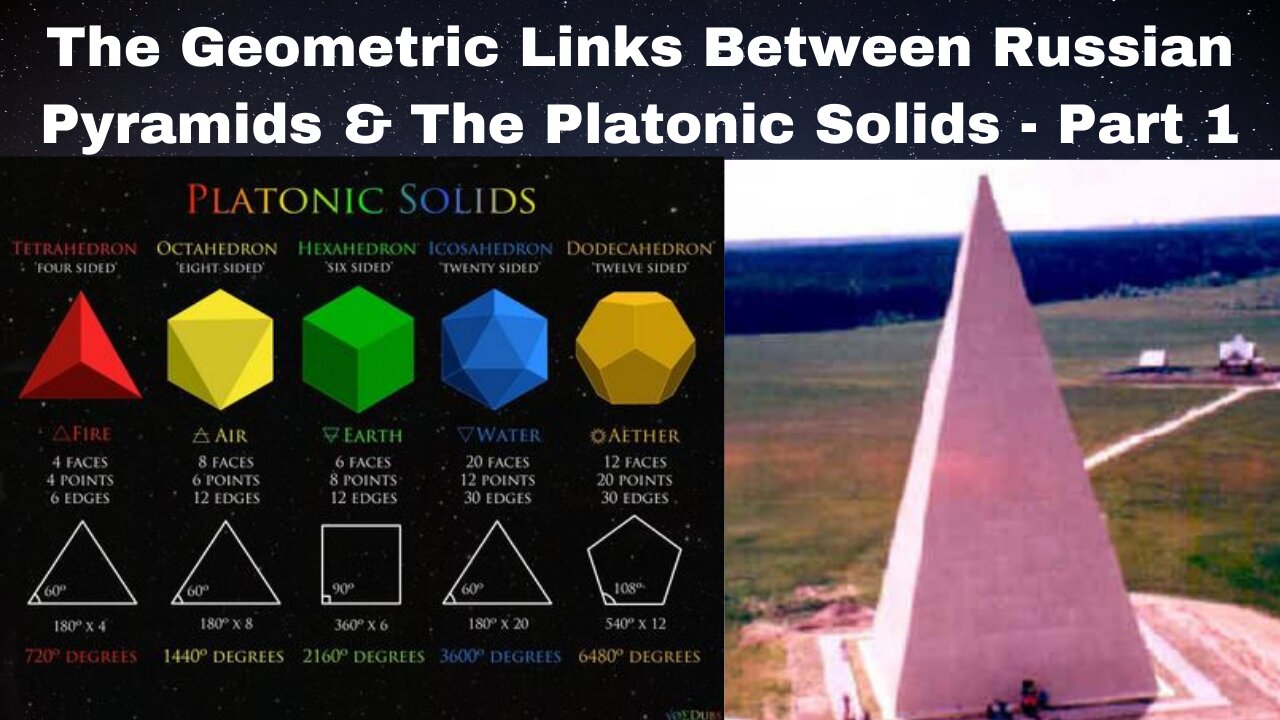 The Geometric Links Between Russian Pyramids and the Platonic Solids - Part 1