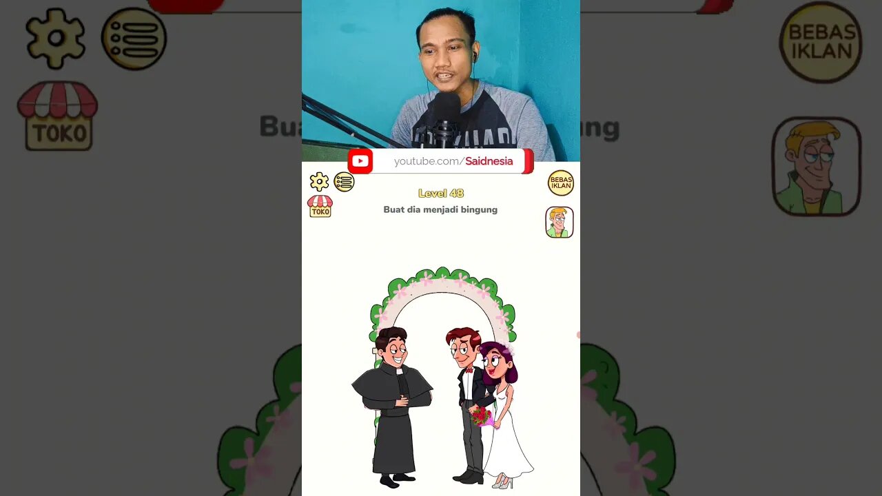 Diluar nurul, gak habis Fikri | Impossible date level 48 #shorts #saidnesia #game #impossibledate