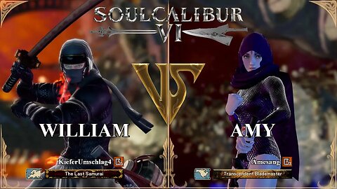 SoulCalibur VI — KieferUmschlag4 (William) VS Amesang (Amy) | Xbox Series X Ranked