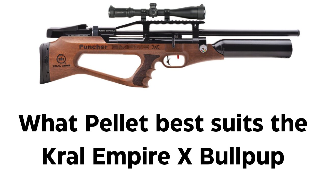 What pellet best suits the Kral Empire X Bullpup