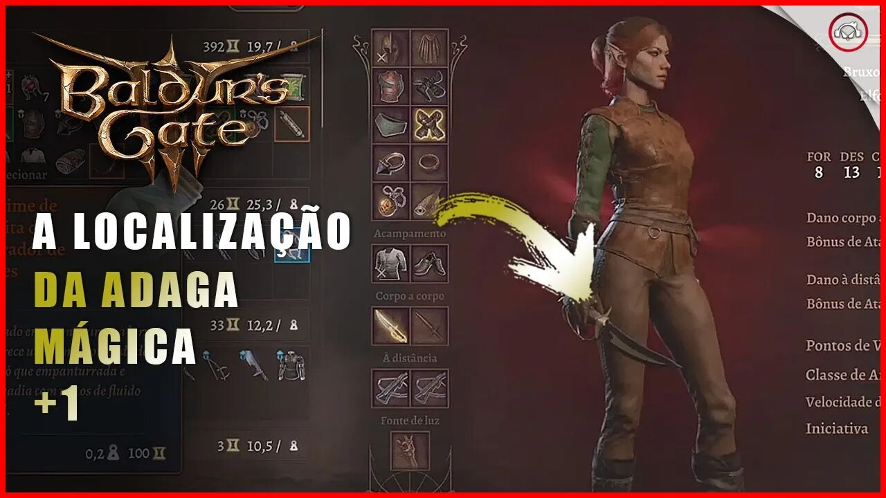 Baldur's Gate 3, A localização da Adaga Magica +1, vila Arruinada | Super-Dica