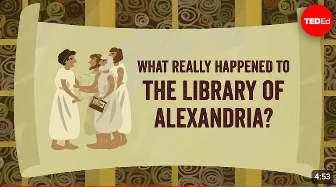 The Burning of The Library of Alexandria