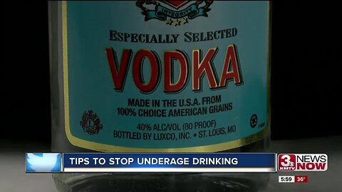 Tips to stop underage drinking