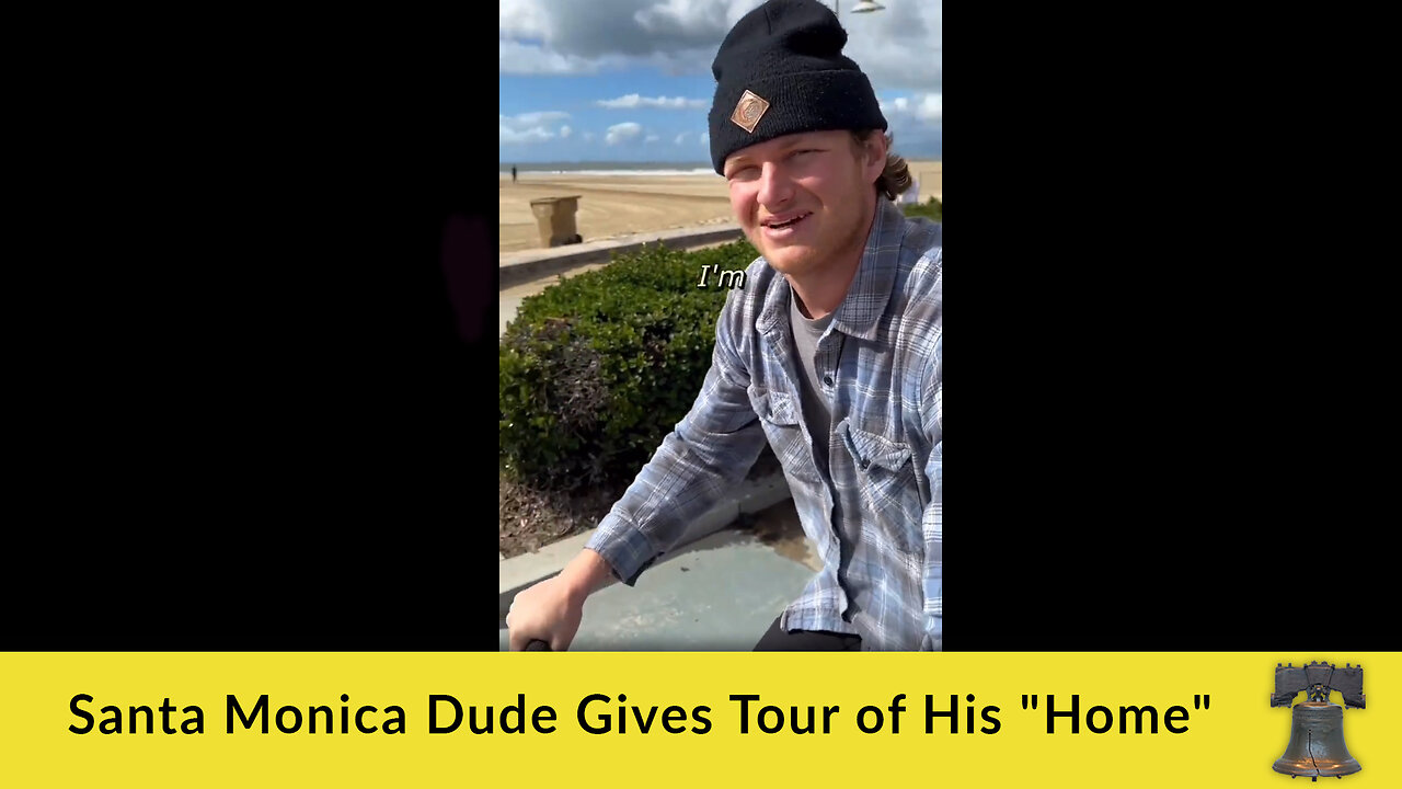 Santa Monica Dude Gives Tour of His "Home"