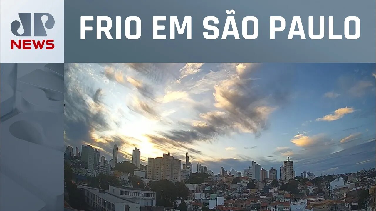 Previsão indica temperaturas inferiores a 10°C em SP