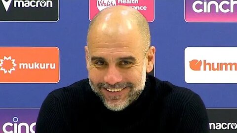 'The way Haaland celebrates his goals show how HAPPY he is here!' | Guardiola | Palace 0-1 Man City