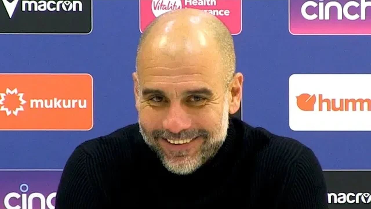 'The way Haaland celebrates his goals show how HAPPY he is here!' | Guardiola | Palace 0-1 Man City