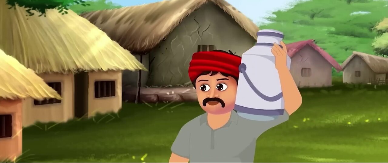 इमानदार दूधवाला-emandar doodhwala || hindi cartoon ||