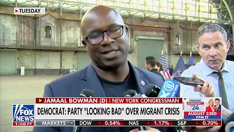 Dem Rep Jamaal Bowman On NYC Migrant Crisis: "Democrats Are Looking Bad Right Now In New York State"