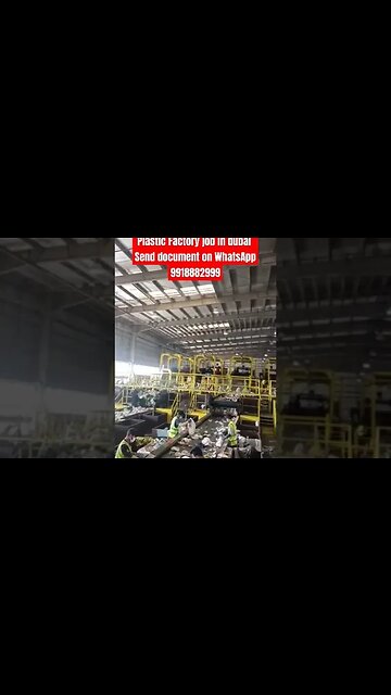 plastic Factory helper job #dubaijobs #job #factory #shorts