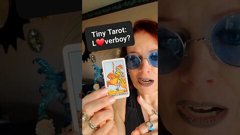 Tiny Tarot: Could it beeeee?? ❤️🥰 #crystinasmart #lowkeymagickal #tinytarot #abundance #tarot