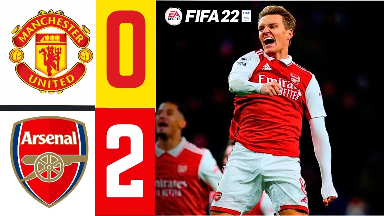 Man United VS Arsenal | Match Highlights - FIFA 22