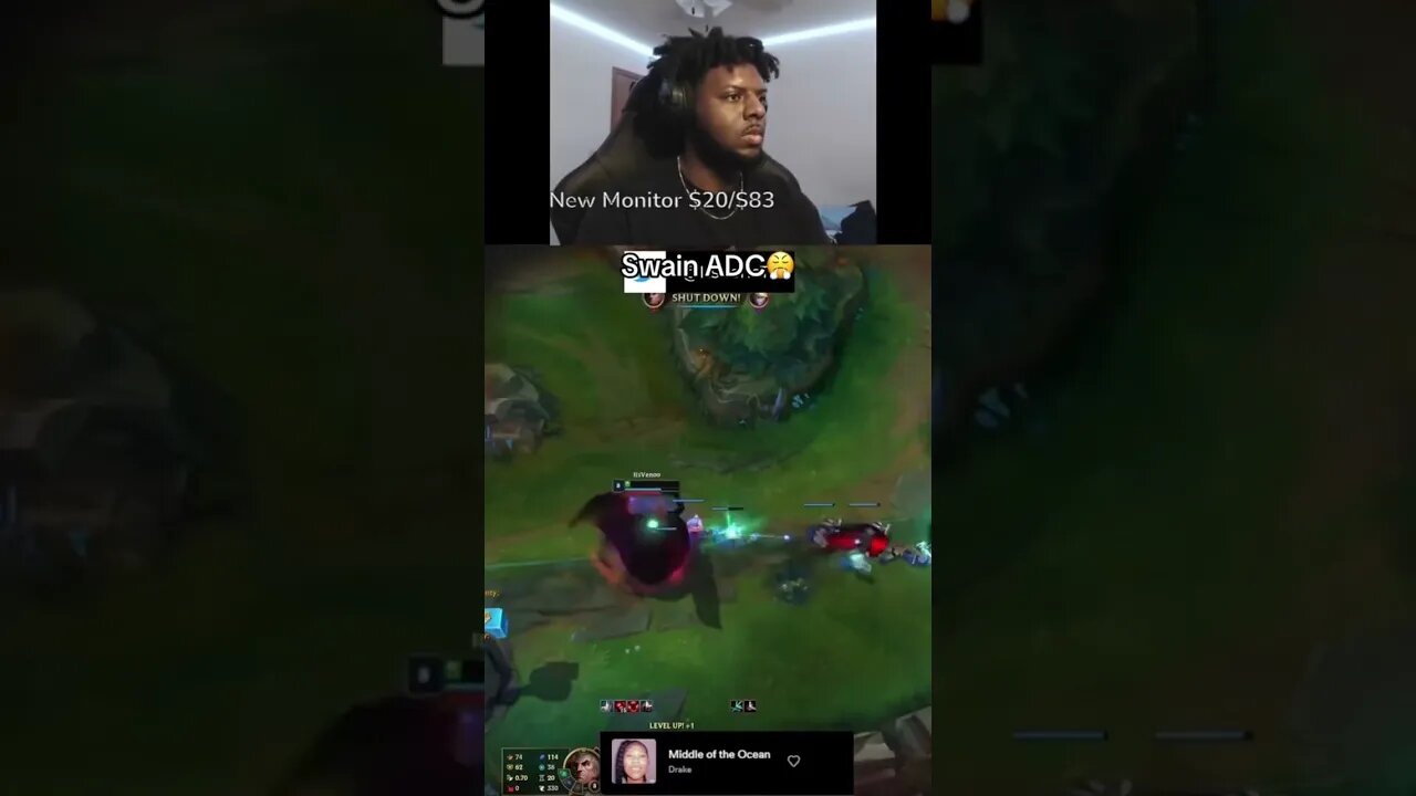“He ran away”🤣 (GOING LIVE ON KICK LINK IN MY BIO 17/75 FOLLOWERS) #leagueoflegends