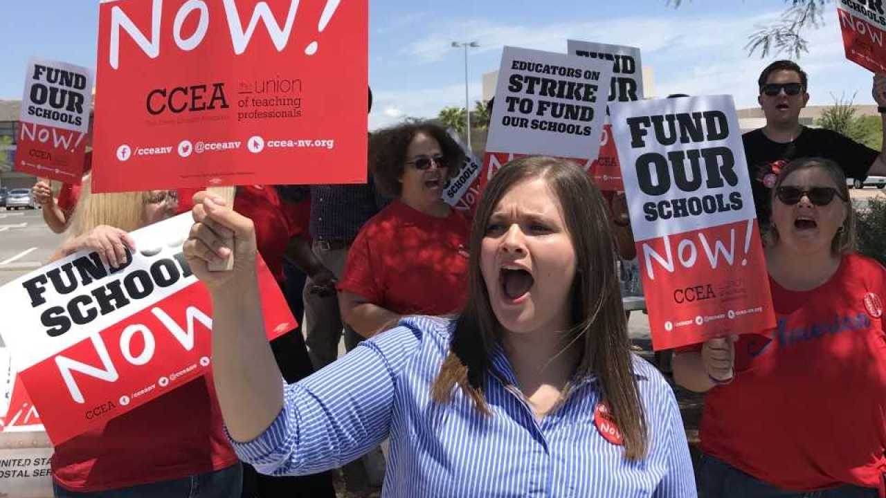 Students react to looming teacher strike, principal put on leave