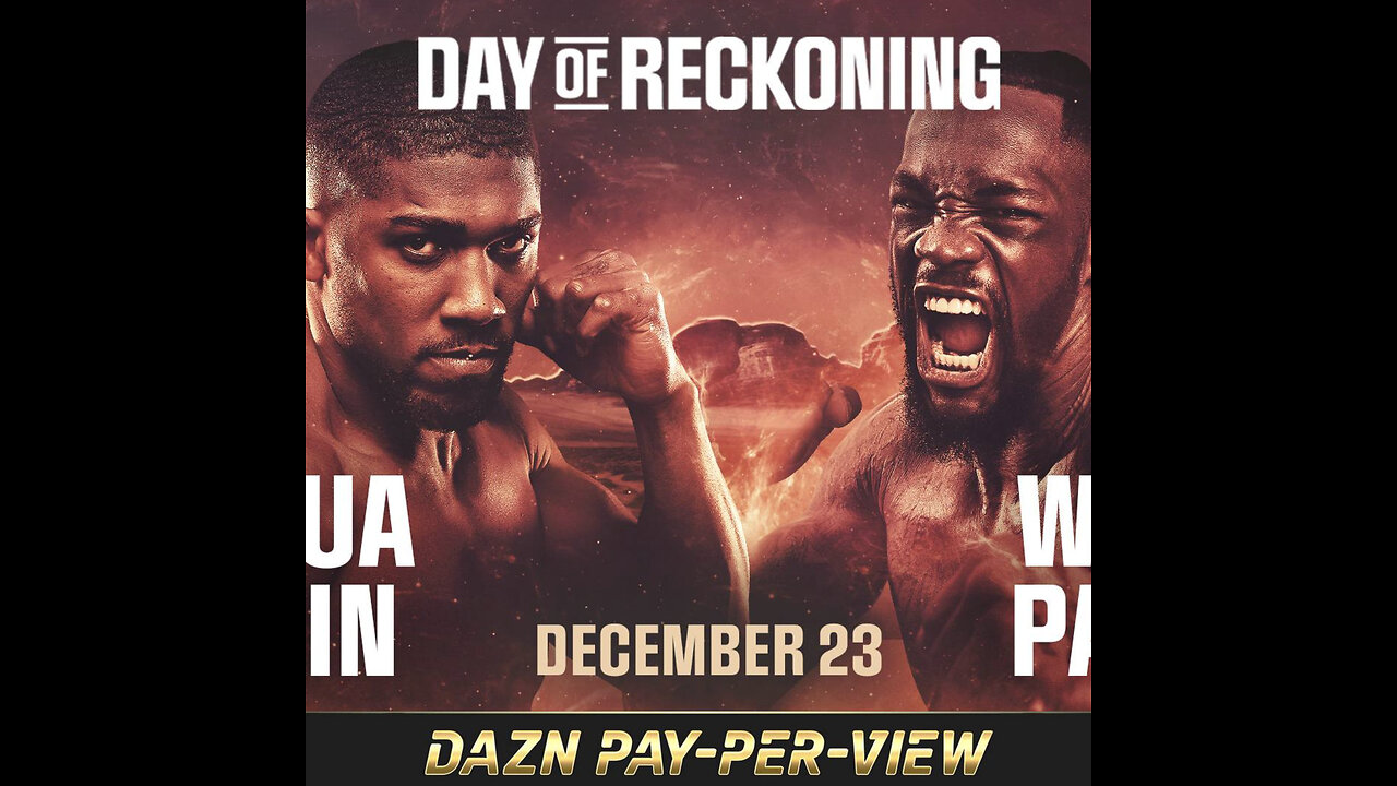 Day of Reckoning Full Match Live | Anthony Joshua vs Otto Wallin | FULL WEIGH IN & FACE OFF #boxing