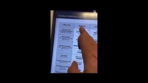 NJ voting machine won’t allow voter to choose Republican Gov Candidate