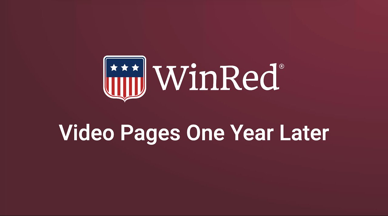 Video Pages One Year Later