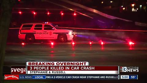 3 people killed in Henderson crash