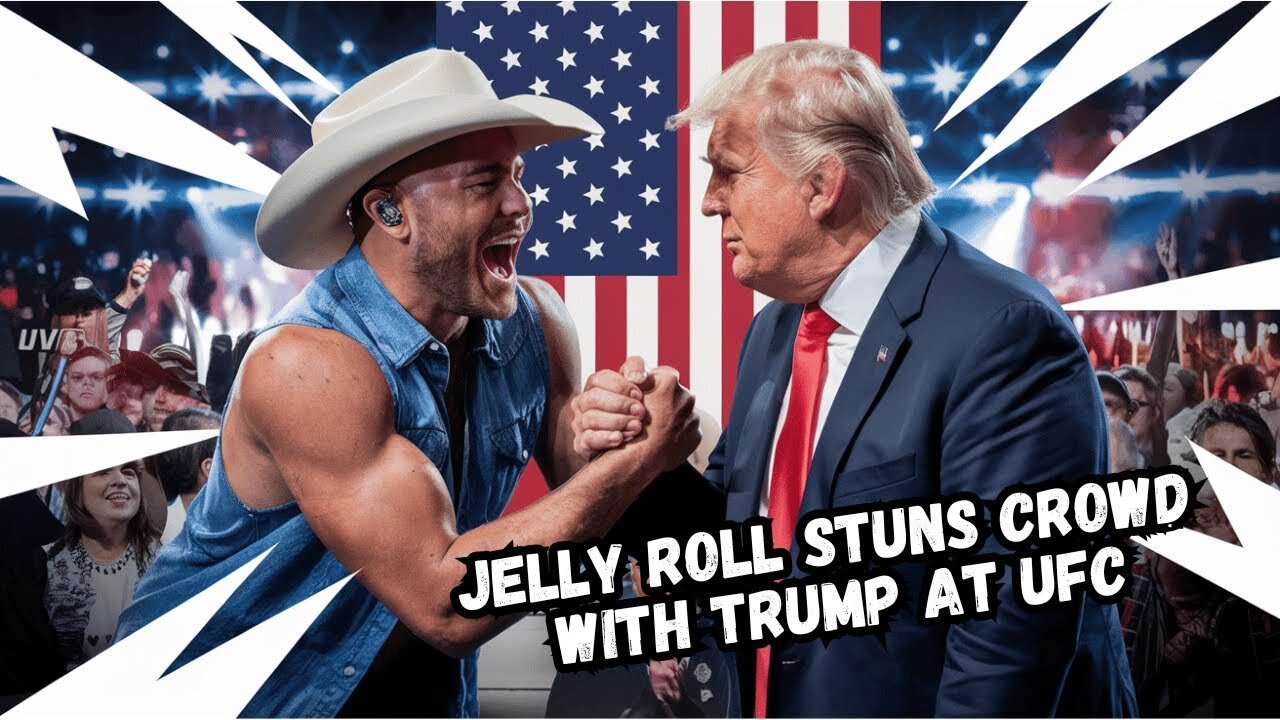 Jelly Roll SHOCKS Crowd Alongside Donald Trump at UFC Event!