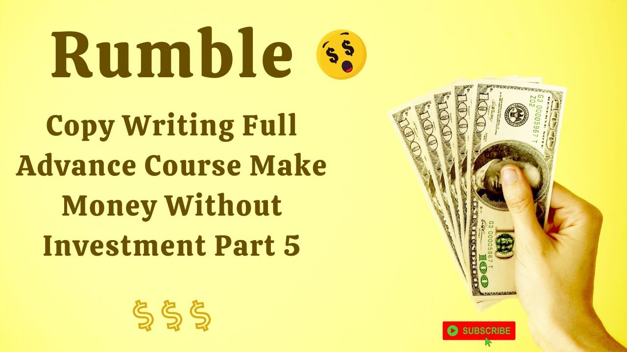 Copy Writing Full Advance Course Make Money Without Investment Part 5