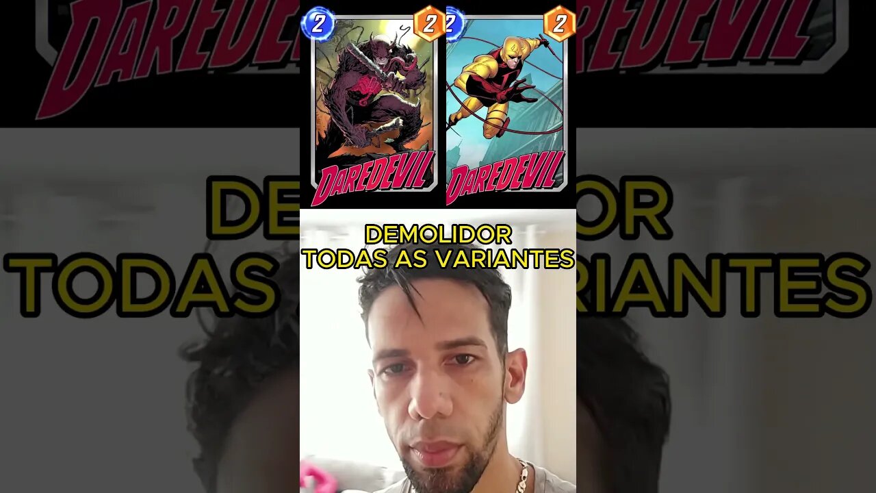 DEMOLIDOR TODAS AS VARIANTES MARVEL SNAP #marvelsnap