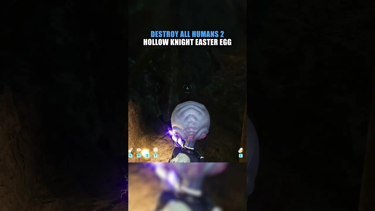 Hollow Knight Easter Egg in Destroy All Humans 2