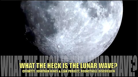 Lunar Waves Captured, Magnetic Waves Bouncing Off the Atmosphere? Crow & Jonathan