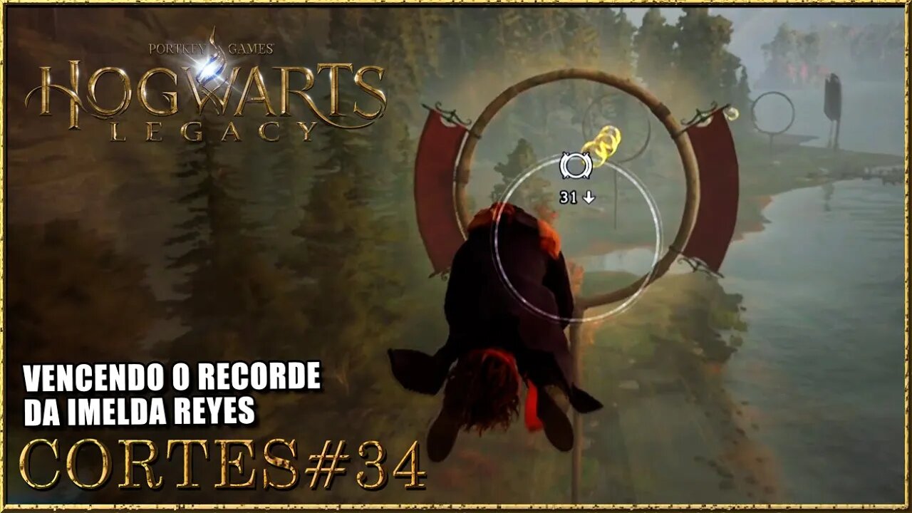 HOGWARTS LEGACY[CORTE#34] DISPUTANDO CORRIDA DE VASSOURAS #hogwartslegacybrasil #tomoyosan #gameplay