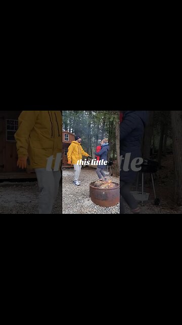 There's no one I'd rather live this silly little life with than you ❤️ #cabinlife #newparents #silly