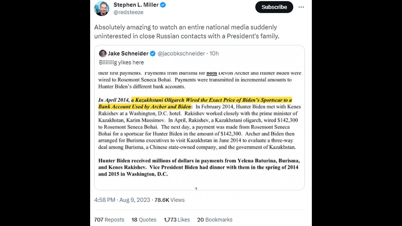 Joy Reid MELTSDOWN Over Hunter Biden Investigation Claiming He Is Treated Worse Than Trump! 8-12-23