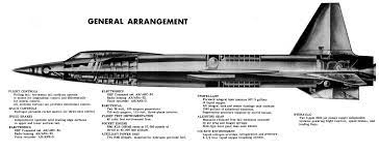 X-15 Rocket Plane - First Free Flight