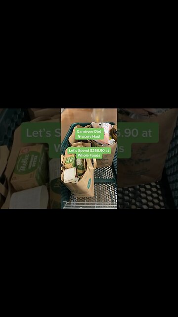 Carnivore diet grocery haul at Whole Foods #carnivore #ketodiet #groceryhaul #ketogroceryhaul #keto