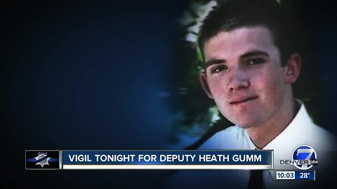 Vigil held for Adams County Deputy Heath Gumm