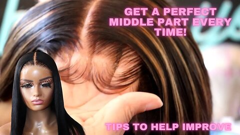 HOW TO PLUCK A PERFECT MIDDLE PART EVERYTIME| Buss down units 2023