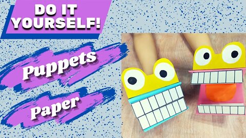 DIY - How to Make Paper Puppets