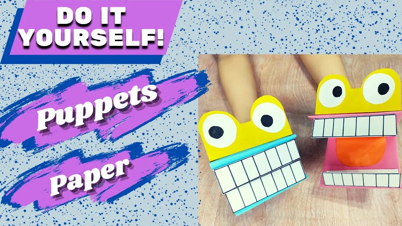 DIY - How to Make Paper Puppets