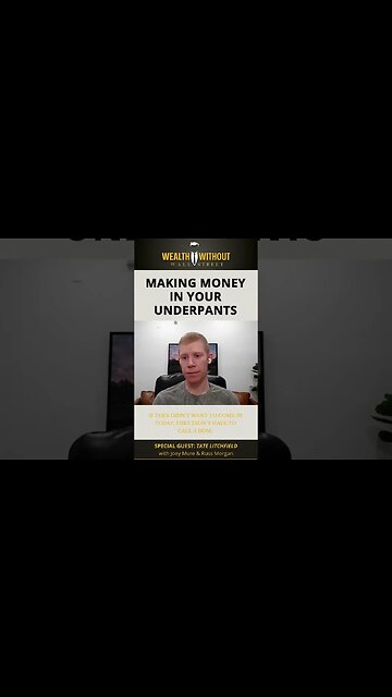 Build Passive Income Like the Guy in His Underpants