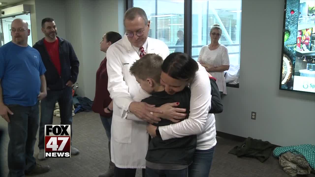 Boy hit by car makes miraculous recovery