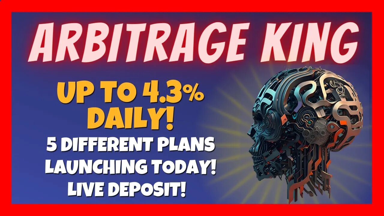 Arbitrage King Review 👑 Up to 4.3% In Daily Returns 📊 Capital Back 🎯 LAUNCHING TODAY! ✅