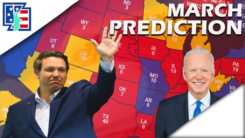 Ron DeSantis VS Biden 2024 Presidential Prediction [March 2022]