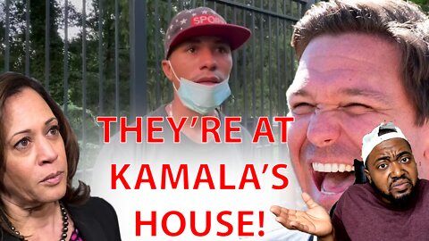 Democrats Lose Their Minds Over Illegal Immigrats Bussed To Kamala's House And Martha Vineyards