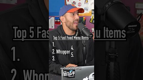 Top 5 ORDERED FAST FOOD Items!! Any Surprises? #shorts #fastfood #foodtok #top5 #mcdonalds